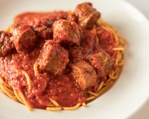 SPAGHETTI WITH SAUSAGE